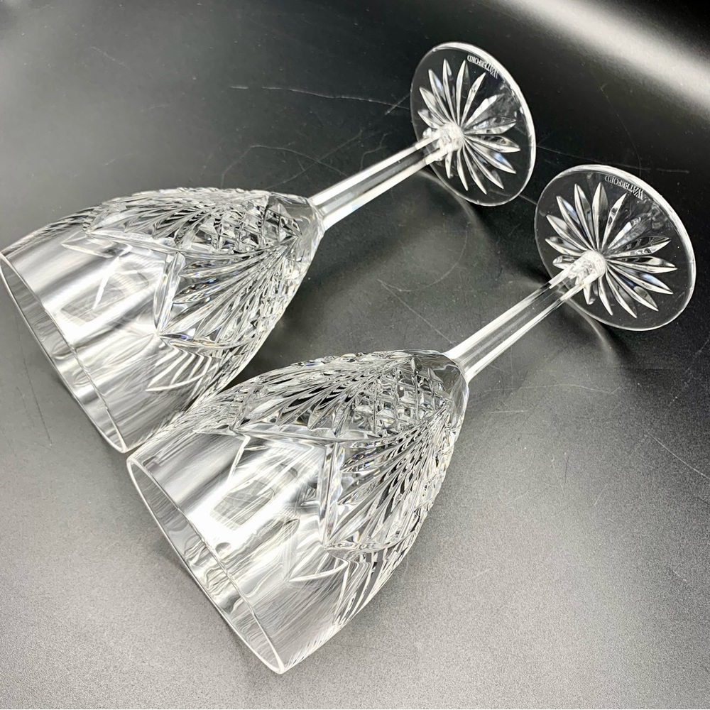 ‼️PENDING‼️ Waterford Crystal Waterville Water Goblets SET/2 IRELAND 7-7/8” NWOT - Picture 12 of 16